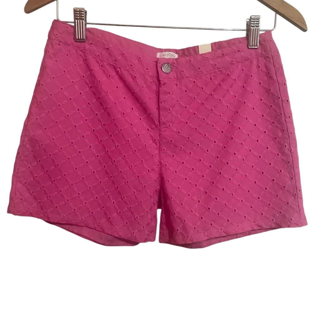 The Children's Place Hot Pink Eyelet Shorts Girl 14